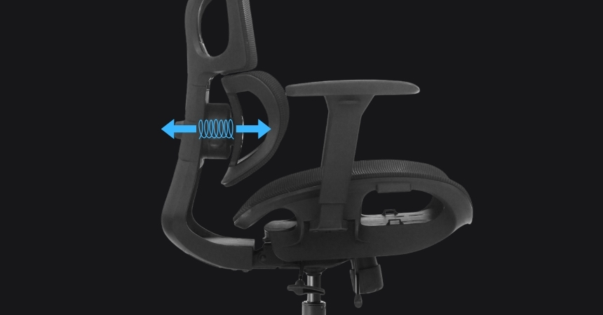 Wsparcie lędźwiowe Split Double-Lumbar fotela BIONIC AIR